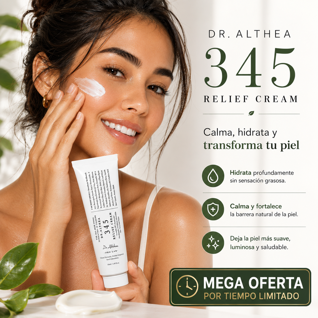 Dr. Althea 345™: Una crema diseñada para el cuidado diario de la piel. Dile adiós a las imperfecciones.