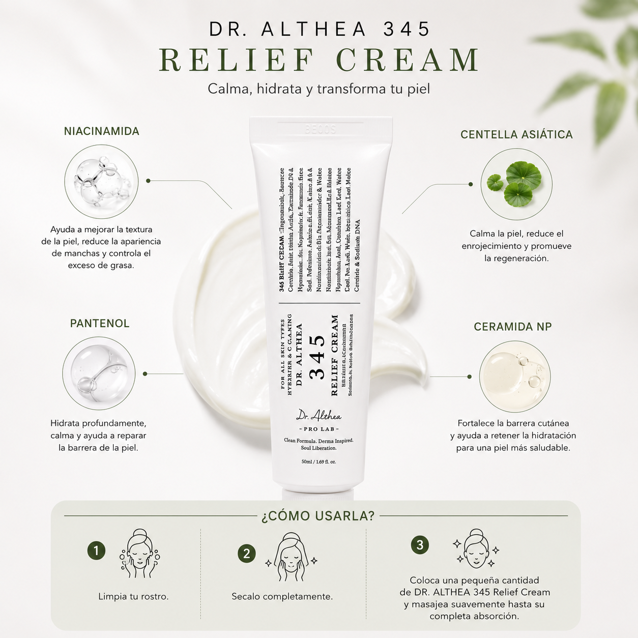 Dr. Althea 345™: Una crema diseñada para el cuidado diario de la piel. Dile adiós a las imperfecciones.
