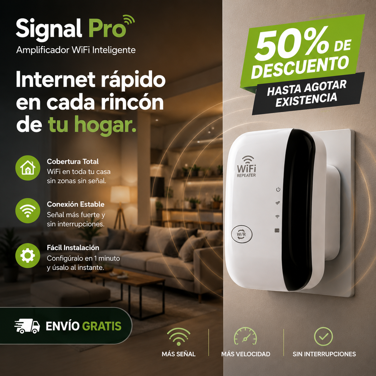 Signal Pro™: Amplificador de WIFI