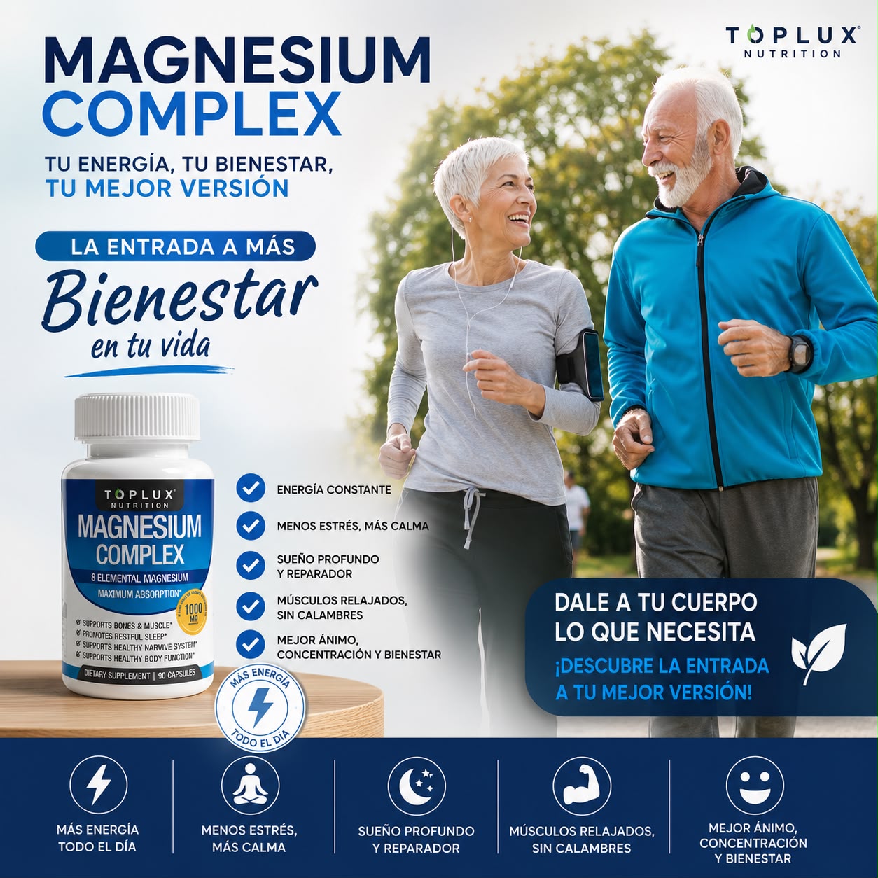 Magnesium Complex™: Recupera Tu Energía y Bienestar