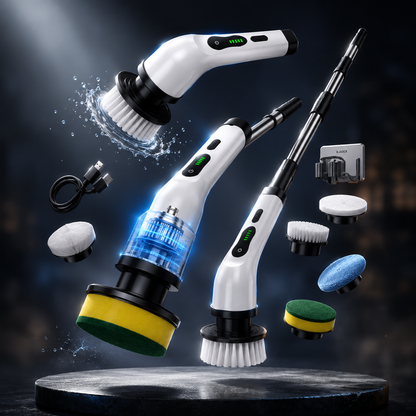 EasyClean™: Cepillo Eléctrico de Limpieza 9 en 1.